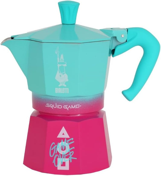 Bialetti, 0005391 Moka Express Squid Game 3 Cups