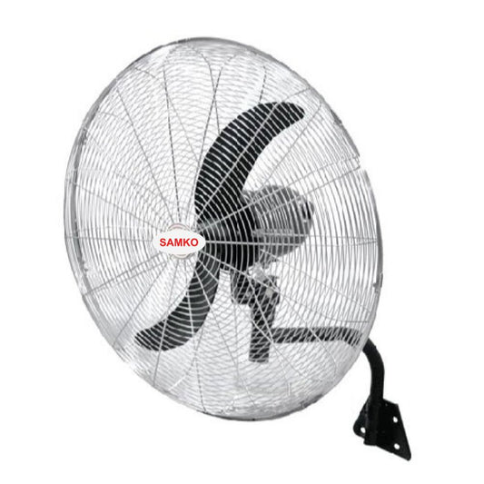 Samko, Wall Fan 24 Inch 170 W Silver, 01Df600Tw