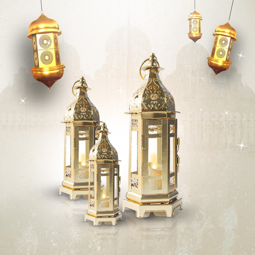 Ramadan Lanterns Set 3Pcs