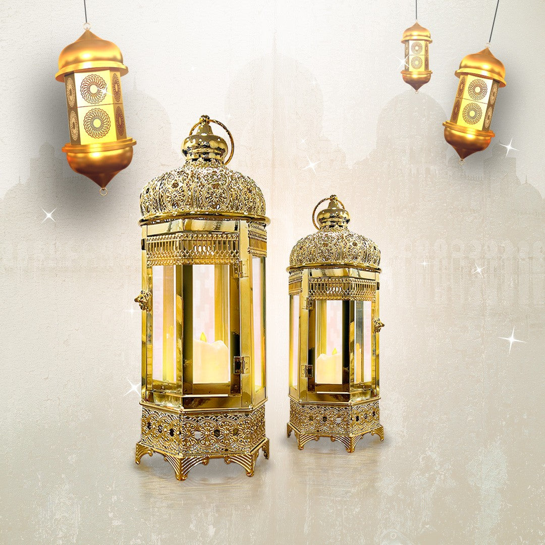 Ramadan Lantern Set Of 2Pcs 1-9