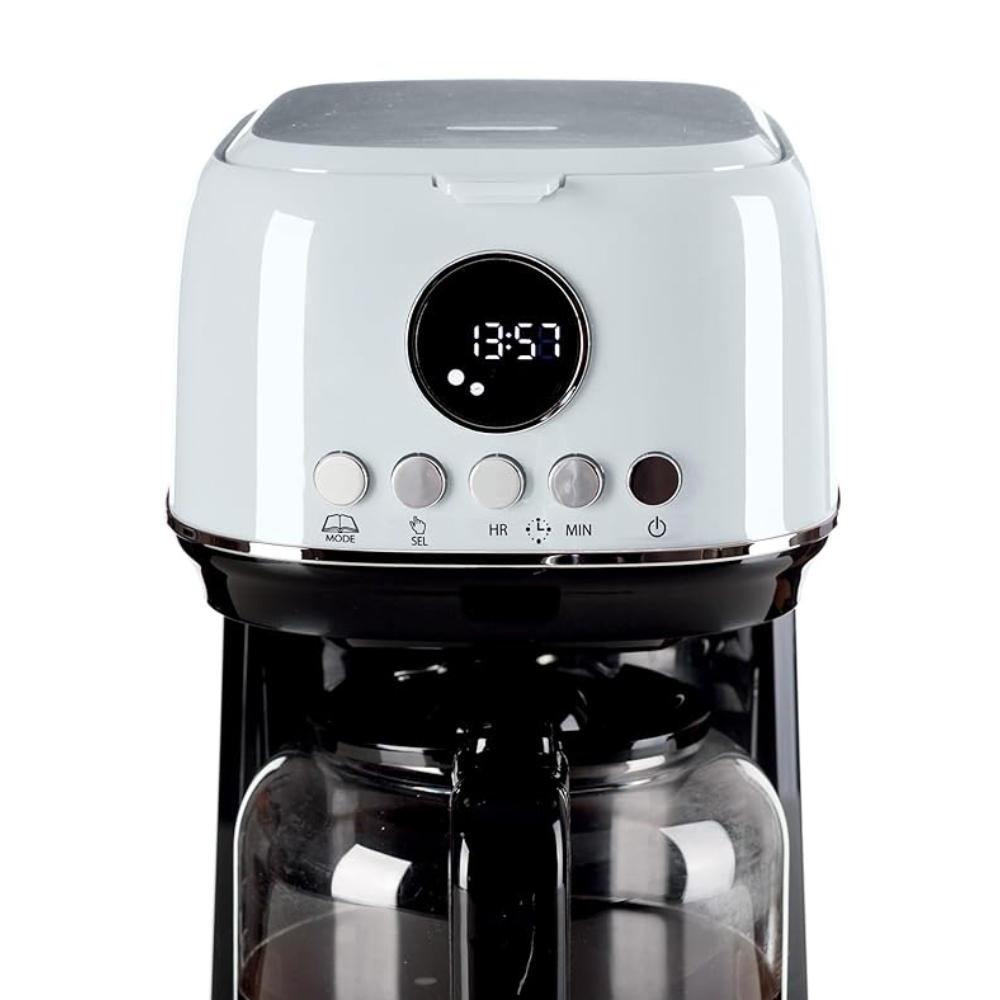 Ariete Moderna Drip Coffee, 900W, LCD Panel, White, 1396/01