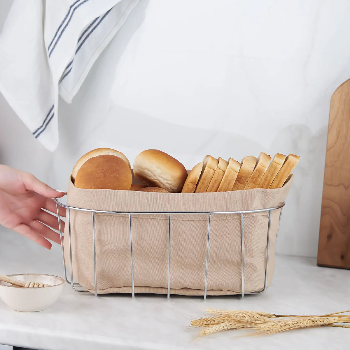 Karaca Hestia Bread Basket - Large, 153.03.08.2617