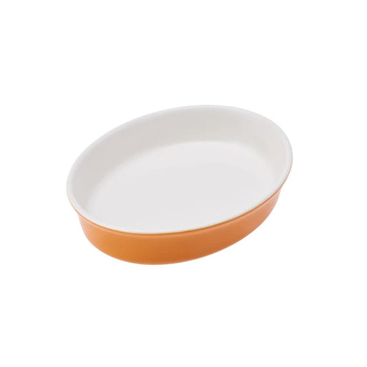 Karaca Lyra Orange Oval Oven Dish 25cm, 153.03.06.5500