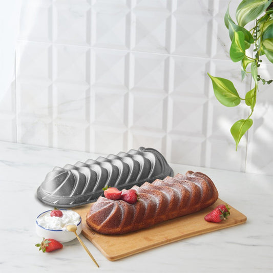 Karaca Cake Pro Vera Casting Cake Mold Anthracite 35cm, 153.09.01.2228