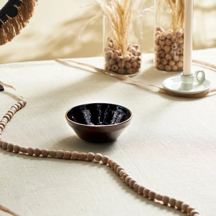 Karaca Calvin Ceramic Bowl Black 14cm, 153.09.01.2692