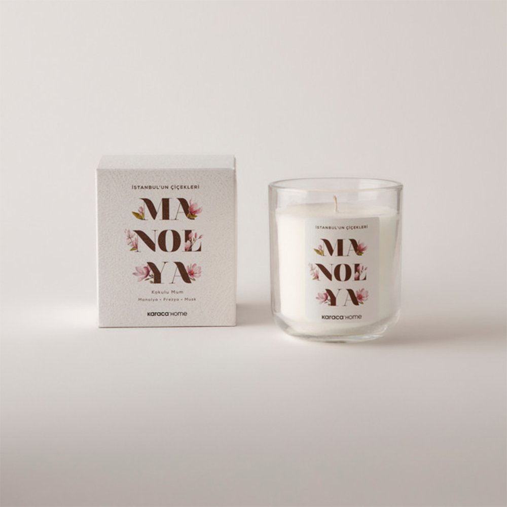 Karaca Home Flowers of Istanbul Series Magnolia Scented Candle, 153.09.01.5941