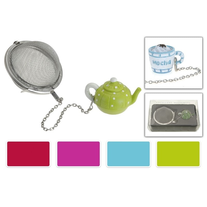 Tea Strainer Stainless Steel With Teapot Shape