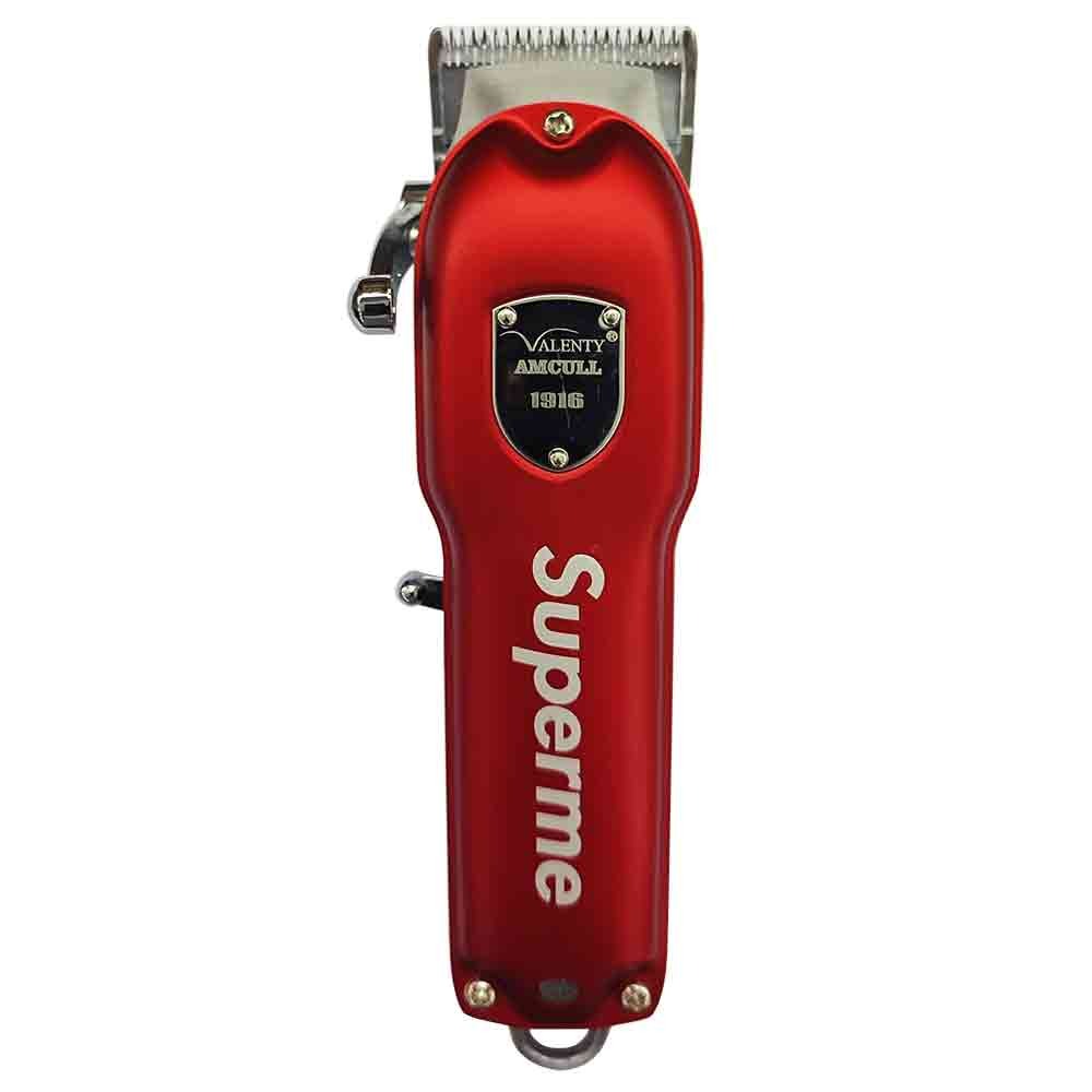 Supreme, Professional Supreme Cordless Valenty Amcull 1916 Hair Clipper (Red)