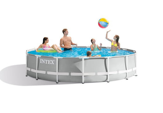 Intex, Prism Frame Pool Round Filter Pump + Accessories 4.6m