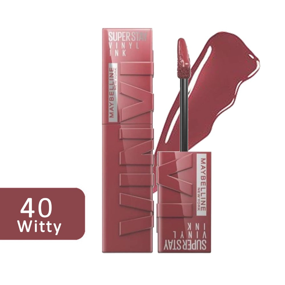 Maybelline, New York Superstay Vinyl Ink Liquid Lipstick 40 Witty