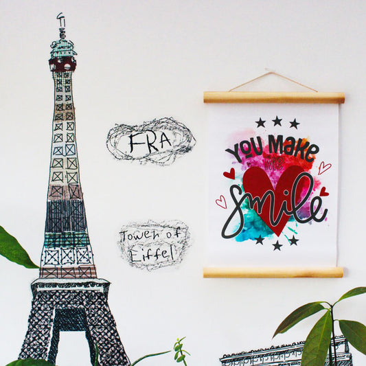 Smile Yalla, Valentine's Day, Poster Wall Decoration, You Make Me Smile