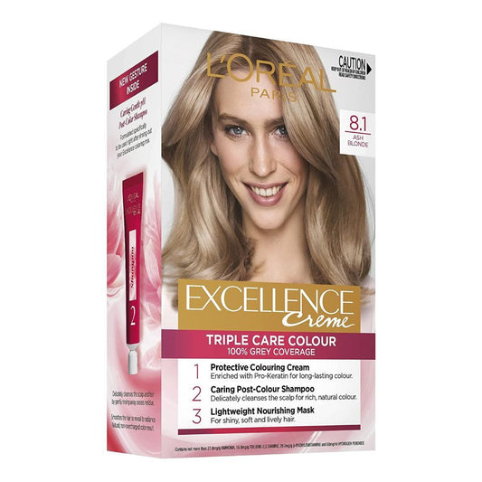 L'Oreal, Excellence Creme 8.1 Lightest Ash Blonde