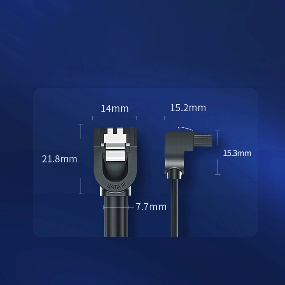 Ugreen, Sata 3.0 Data Cable For 3.5 & 2.5 Ssd/ Hdd, 6Gbps Speed, Flexible And Durable Ugreen Us217 - 30797
