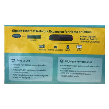 Tp-Link 8-Port Gigabit Desktop Switch Ls1008G
