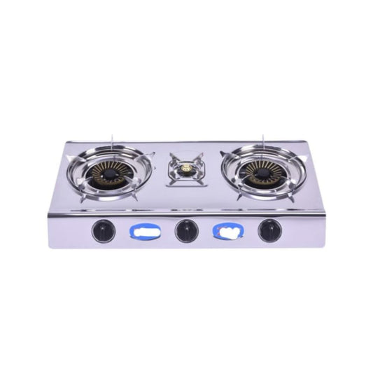General Star, Stainless Steel Gaz Stove 3 Burners