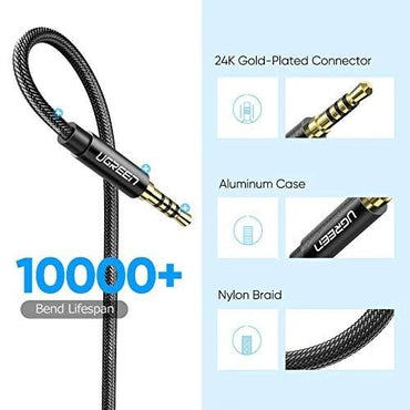 Ugreen, 3.5Mm Male To Female Extension Audio Cable - Nylon Braided Ugreen Av118 - 40674