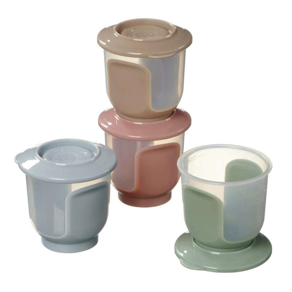 Vital Baby, Nourish Store & Wean Pots 120ml 4pk - Natural