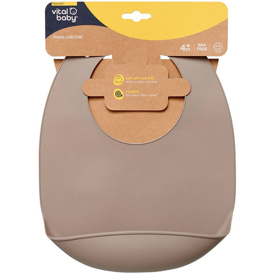 Vital Baby, Nourish Mess Catcher - Natural Moss