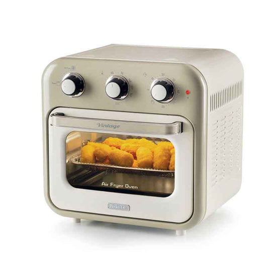 Ariete Vintage Air Fryer Oven 16L, 1400W, Rotisserie, Beige, 4632/03