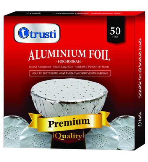 Trusti, Aluminium Foil 50Pcs Regular