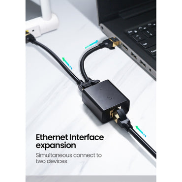 Ugreen, Rj45 Splitter Adapter 1 To 2 Ethernet Converter Ugreen Cm210- 50923