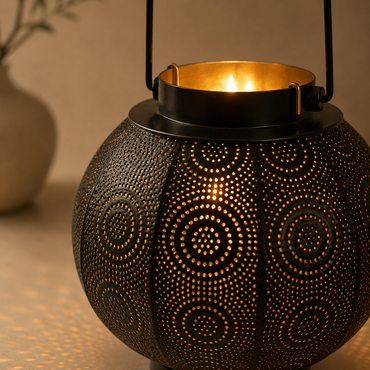 Karaca Home Casablanca Metal Lantern 21 × 21 cm, 300.22.02.0521