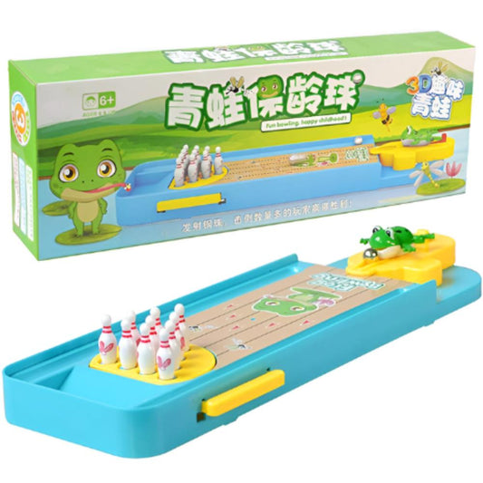 Bowling Table Game Desktop Frog Shooting Bowling Game Mini Desktop Frog Bowling Game Parent-Child Interactive Games Brain Game For Children5656