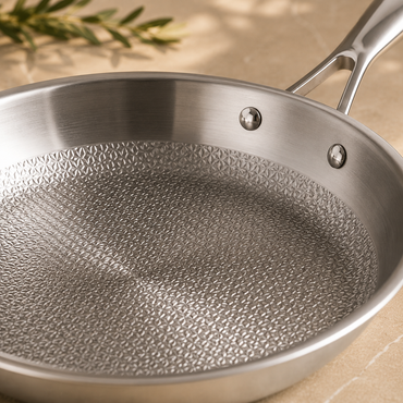 Karaca Powersteel 316+ 3Ply Stainless Steel Induction Frying Pan 30 cm, 153.03.08.0559