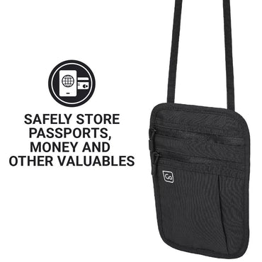 Go Travel, Classic Passport Pouch Black