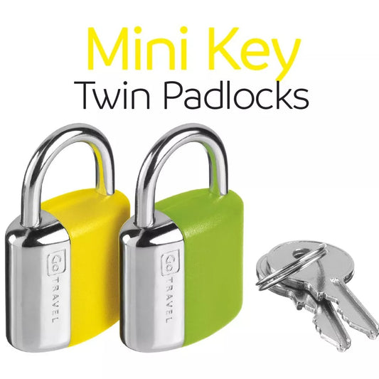 Go Travel, Mini Key Twin Padlocks