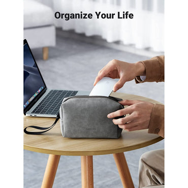 Ugreen, Digital Storage Leather Bag For Hard Disk, Power Bank & Accessories ..Ugreen Lp285 - 80520