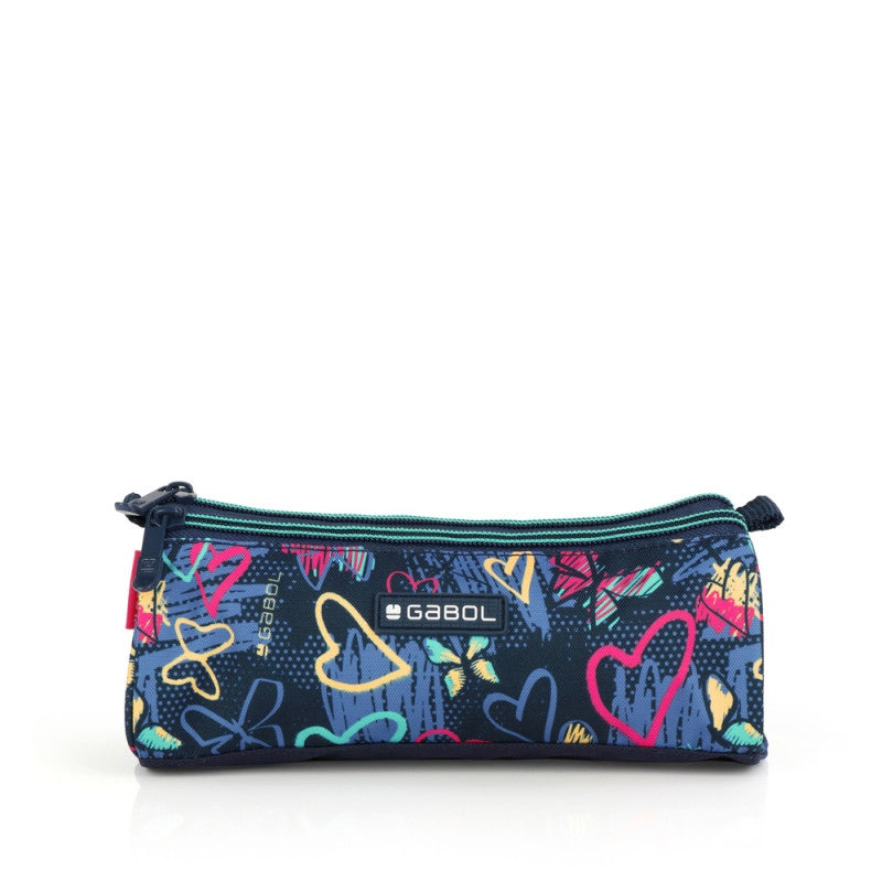 Gabol, Tizas Pencil Case 3-Parts 22X7X7Cm #234309/2024 Navy Blue