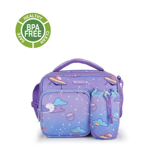 Gabol, School Lunch Bag Cosmos 27x21x6cm#237426/2026 Light Purple.