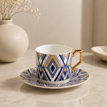 Karaca Bergama 6-Piece Coffee Cup Set 100 ml, 153.03.05.0276