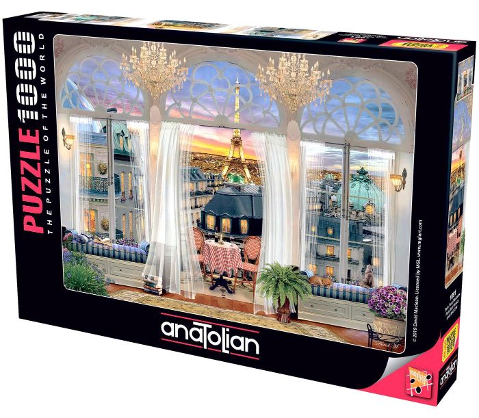 Anatolian, Puzzle Paris Roof Terrace Design 1000Pcs #1091.
