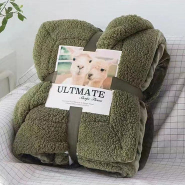 Cool Gift, 160x200 cm, Single Sherpa Throw Blanket, Available in Different Colors