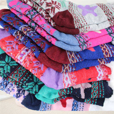 Cool Gift, Womens Slipper Socks Winter Warm Fleece, Available in Different Colors