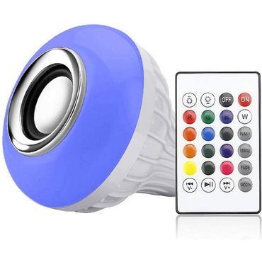 Cool Gift, Led Music Bulb Bluetooth Speaker With Usb Port & Remote