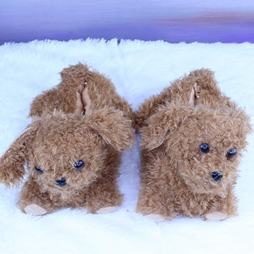 Cool Gift, Cute Animal Women Fluffy Home Slippers