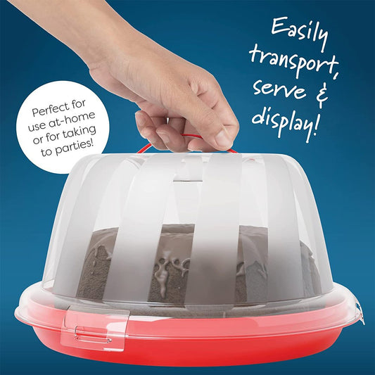 Cool Gift, Cupcake Carrier With Lid And Handle, Available in Different Colors