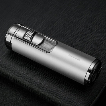 Honest, Quadruple 4-Flame Jet Lighter Bcz482-1, Available in Different Colors