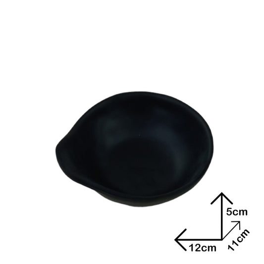 Cool Gift, Sauce Dip Black Melamine Dinnerware