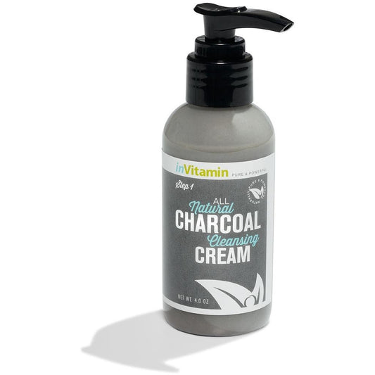 InVitamin, Natural Charcoal Cleansing Cream, 118 ml