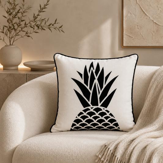 Karaca Home Pineapple Filled Cushion 43 - 43 cm, 153.09.01.6398