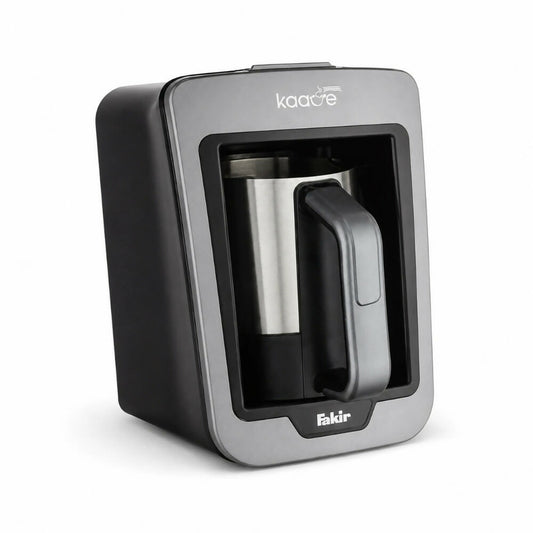 Fakir Kaave Turkish Coffee Maker 4 Cups, Easy One-Button Operation - Silver, FKR-41003320