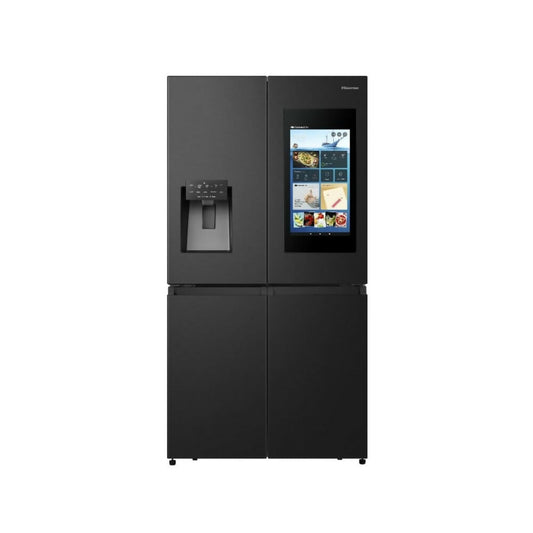 Hisense, Fridge Pureflat 577L Freestanding Cross Door, Smart Touch Screen, Plumbed Water And Ice Dispenser, HSN-RQ760N4I