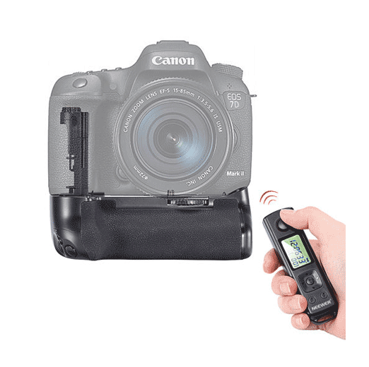Top Grid, wireless control battery grip replacement for Canon 7D Mark II - P566.