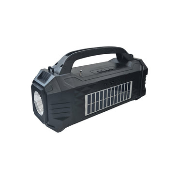 Aerbes Rechargeable Solar Powered Bluetooth Speaker Flashlight PO-6278 - GREENABSD14, AB-SD14BLK