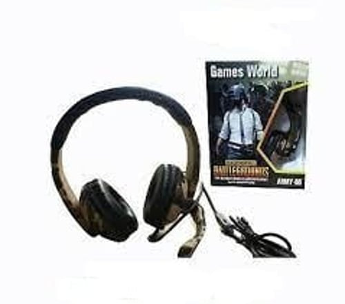 Games World,Army-96,Headphone,Microphone