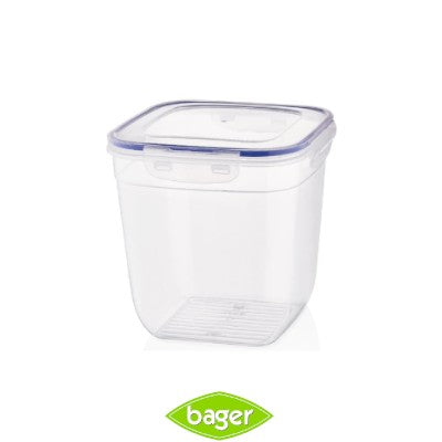 Bager, Cook&Lock Square Storage Container 3250 Ml (Deep)